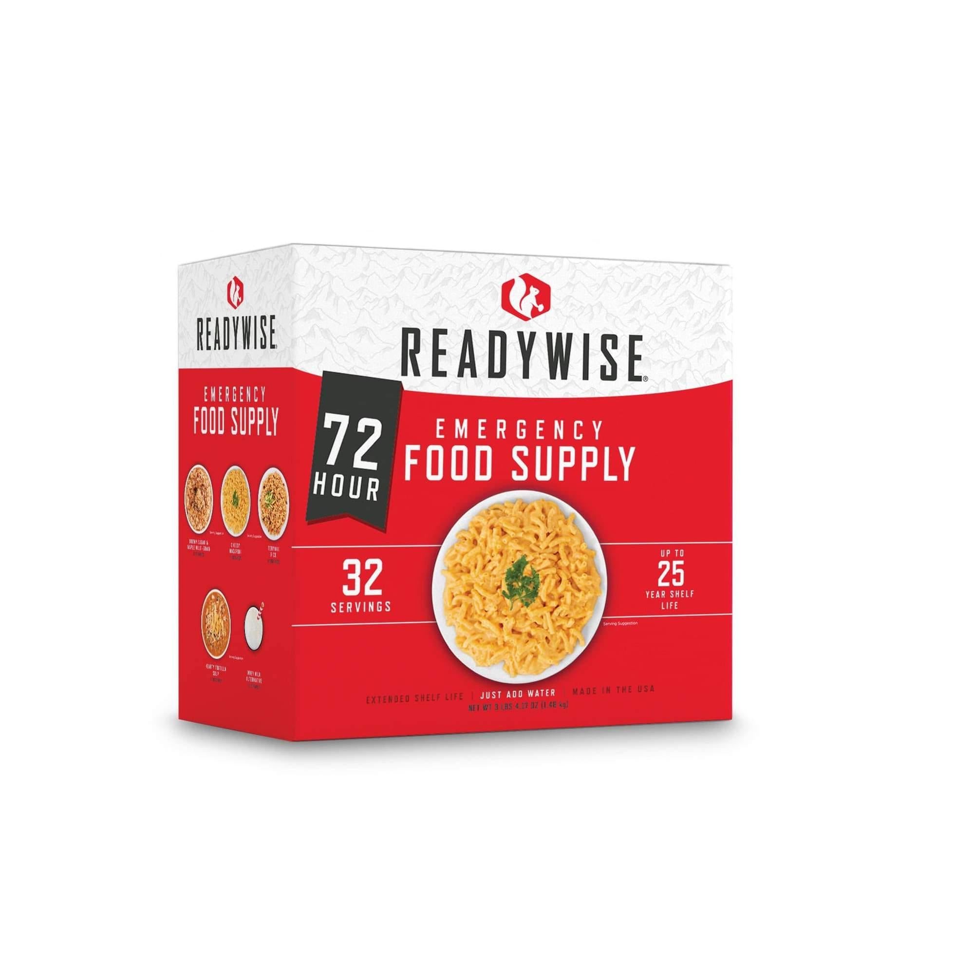 72 Hour Emergency Food and Drink Supply - 32 Servings - Hawoody