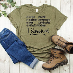 I Survived T-shirt - Hawoody