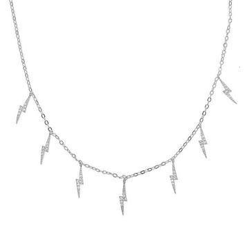 CZ Lightning Bolt Choker - Hawoody